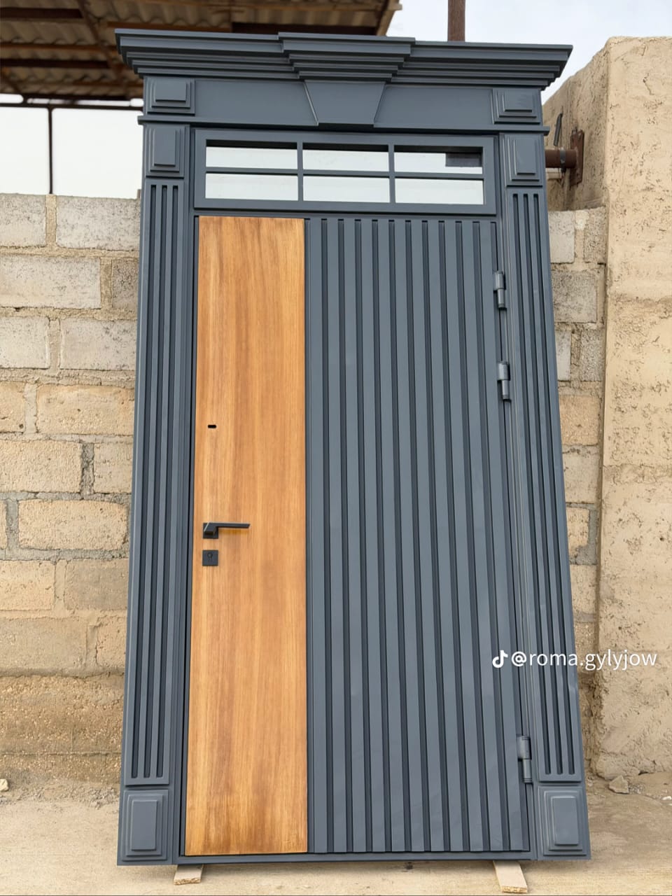 Référence de porte d’entrée en acier
